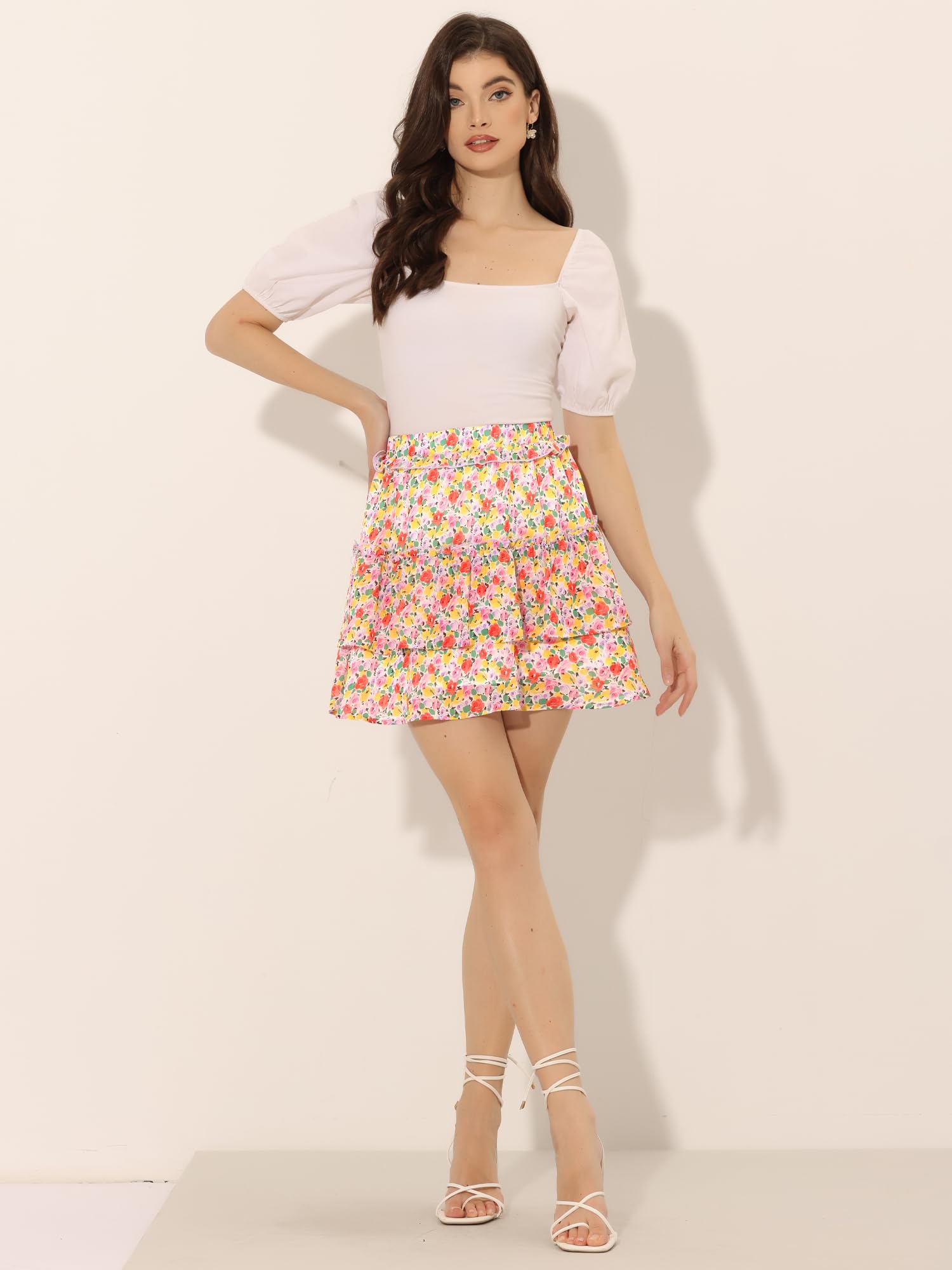 Allegra K A-Line A-Ligne Femme