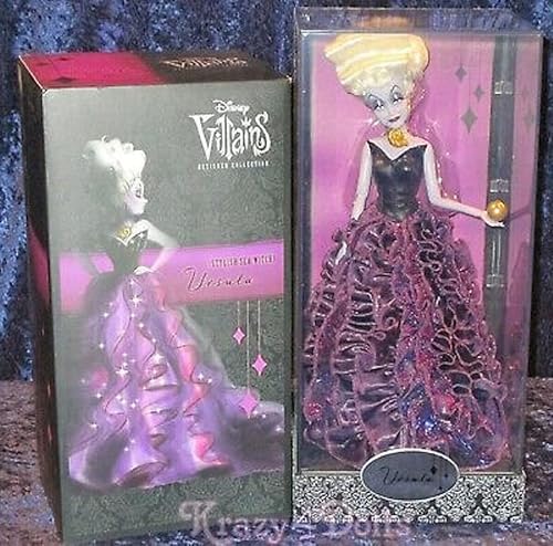 Miniatura 4 de Disney Villains - Muñeca exclusiva de 11.5 pulgadas, colección de diseñador, Ursula