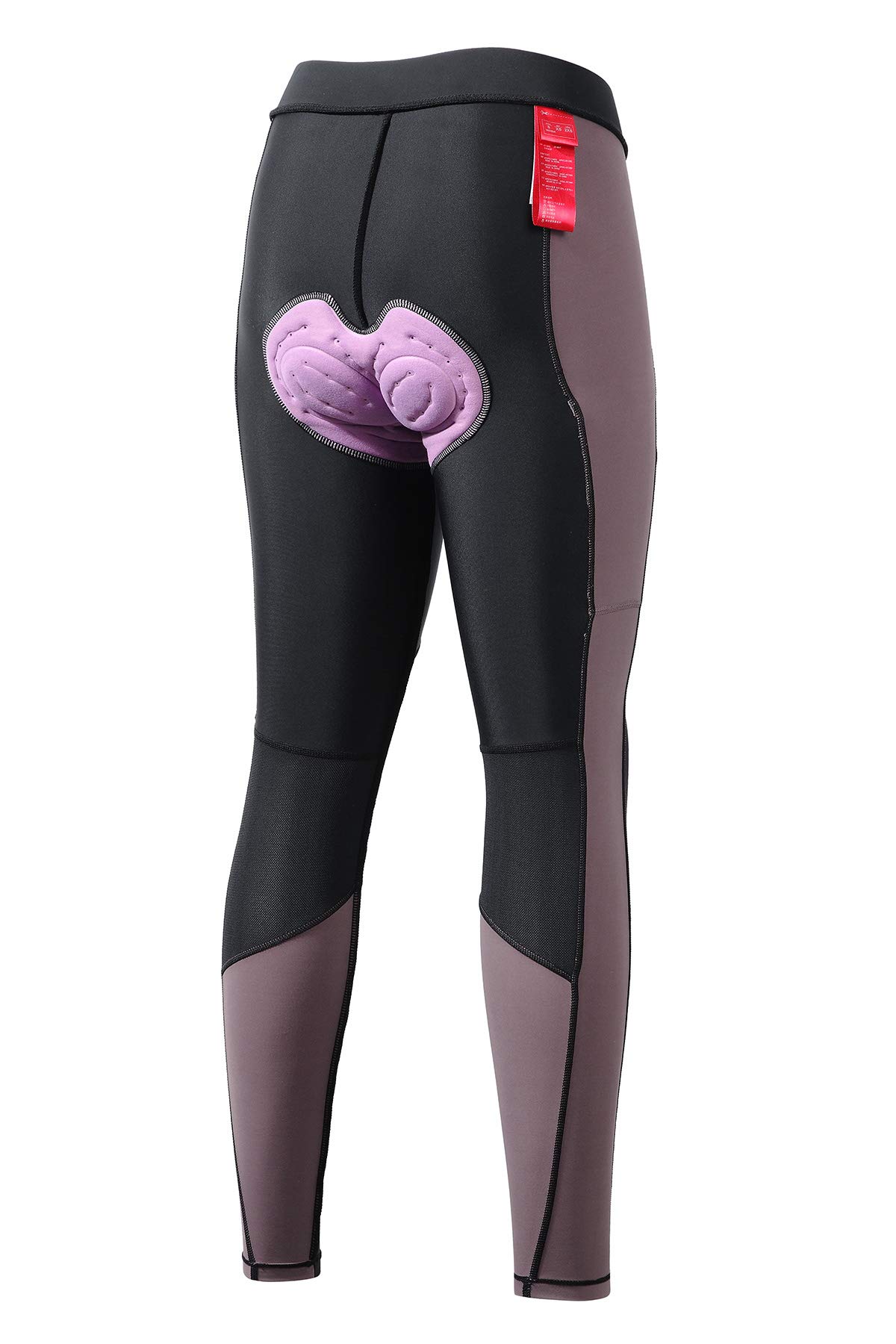 Santic Pantalon Cycliste Femme 7/8 Rembourré Leggings de Vélo Collants de Cyclisme Longues VTT Respirant