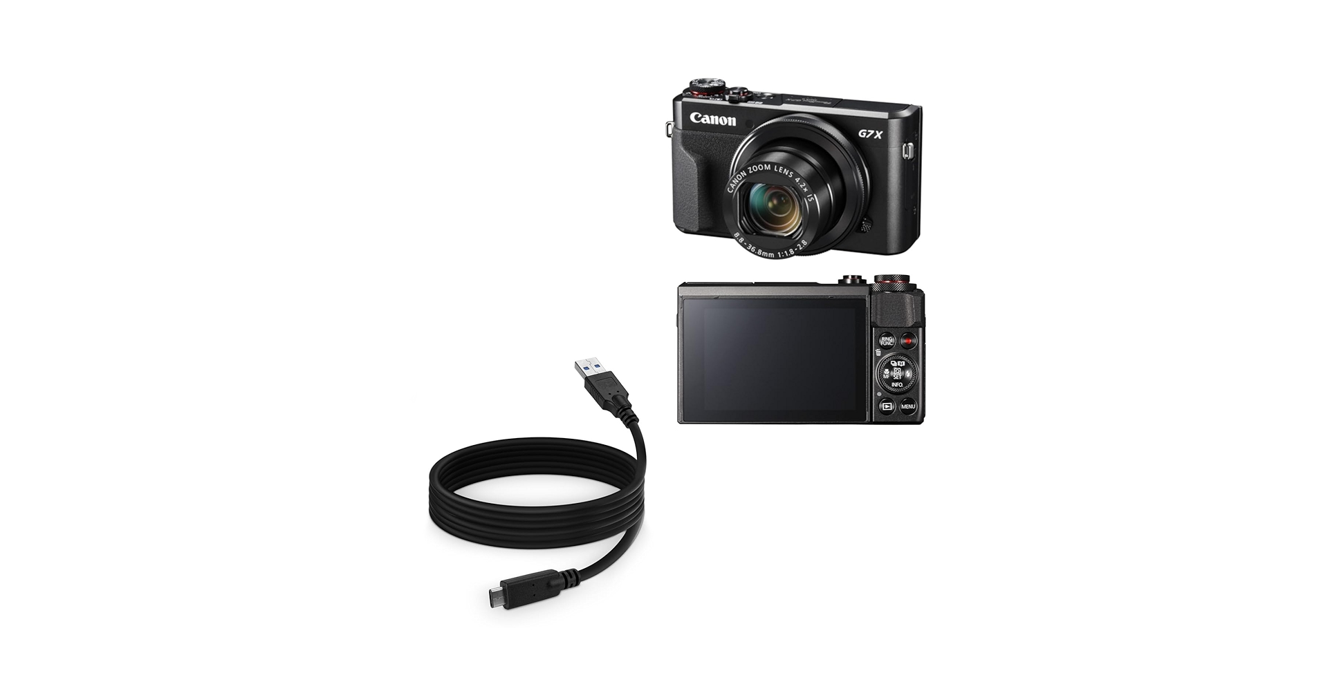 Amazon.com: BoxWave Cable Compatible with Canon PowerShot G7