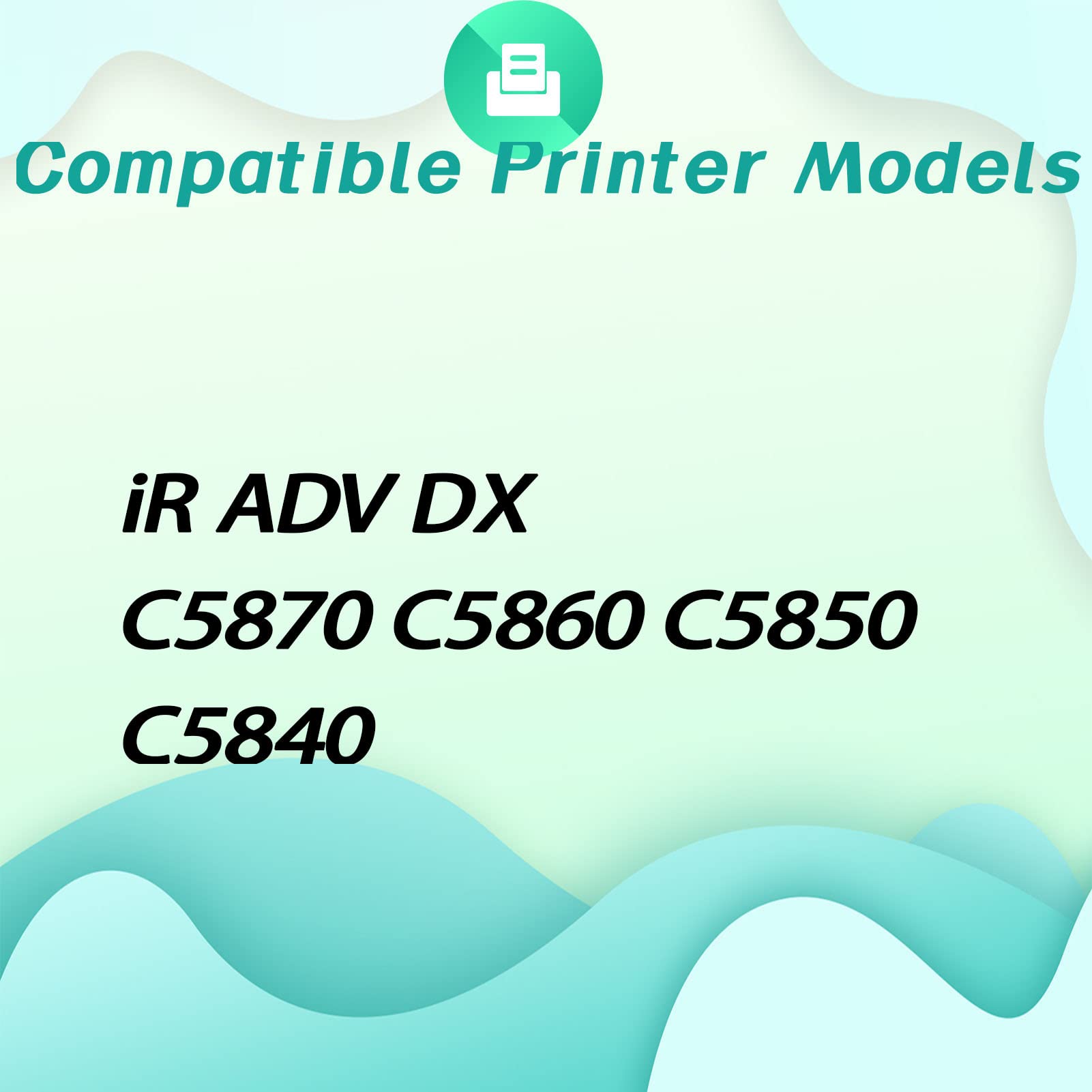 Amazon.com: Compatible for Canon NPG-83 GPR-61 C-EXV58 Toner