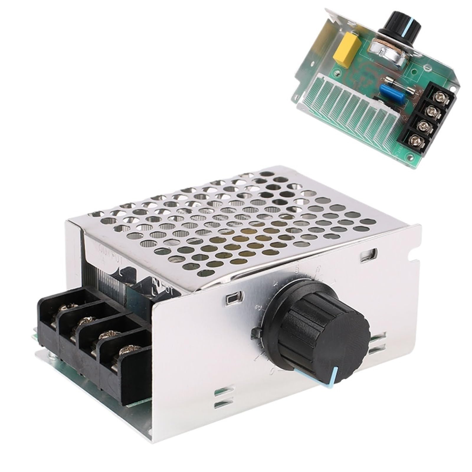Régulateur de Tension SCR 4000W 220VAC, 1 pièce, variateur de Vitesse de Moteur électrique, régulateur de Tension électronique, variateur de Thermostat