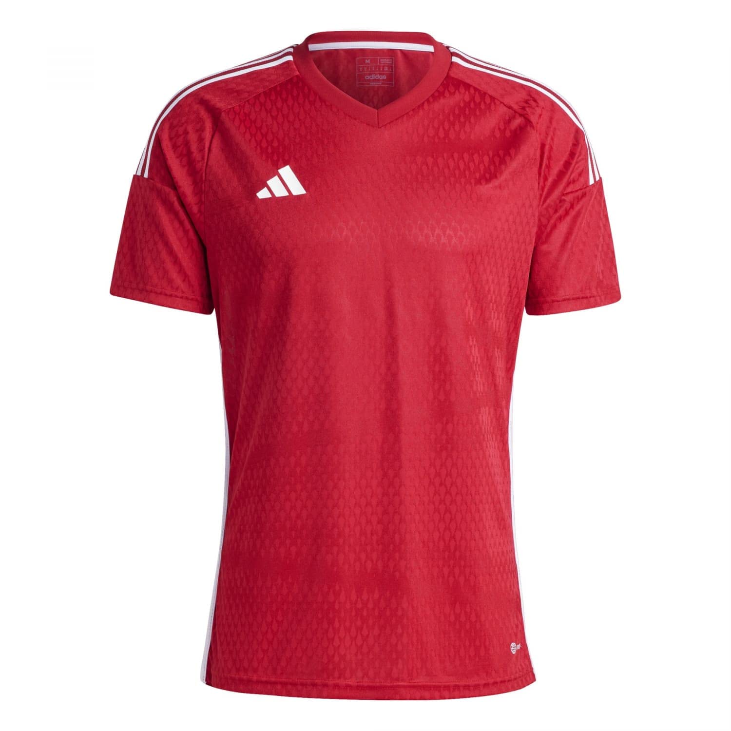 Adidas Mens Jersey (Short Sleeve) Tiro 23 Competition Match Jersey, Team Power Red 2/White, HL4712, S