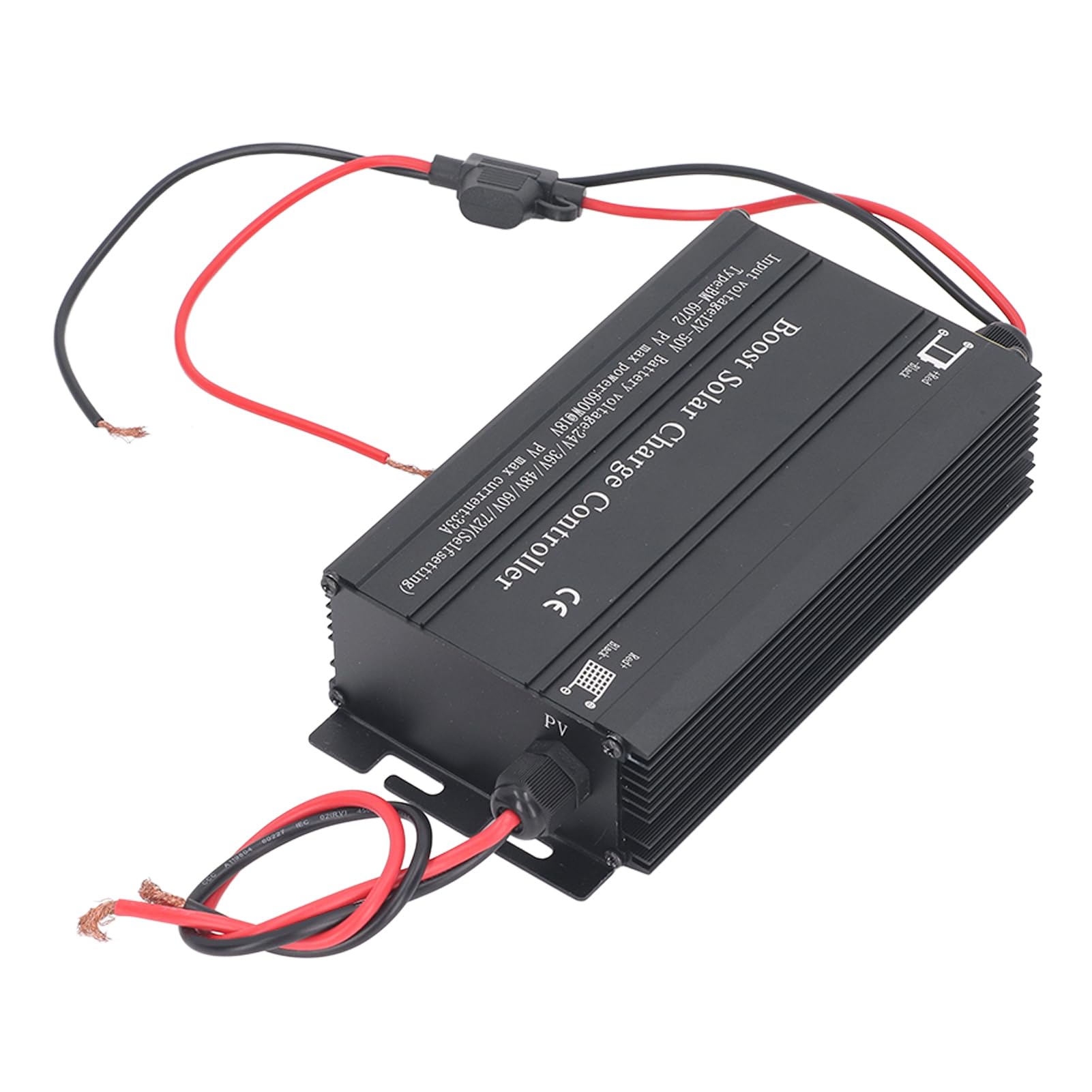Regolatore di carica solare MPPT Boost 24V 36V 48V 60V 72V Regolatore di tensione di carica per veicoli elettrici con efficienza del 99% Lega di alluminio IP65 per sistemi di
