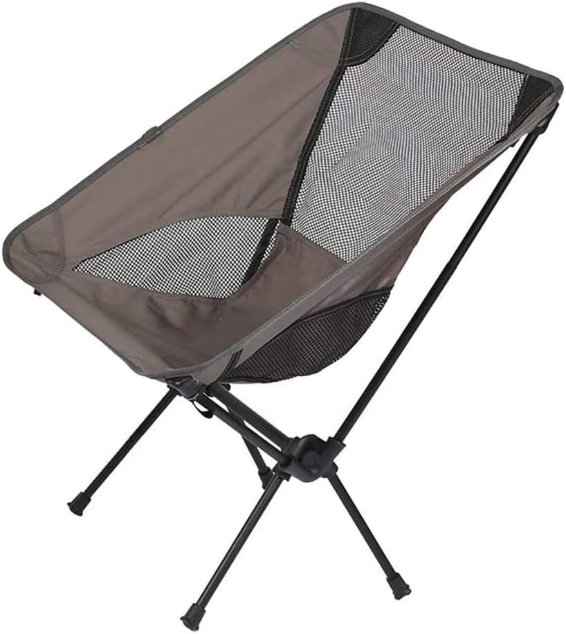 Portable Folding Chair Portable Outdoor Folding Chair Ultralight Folding Camping Chair Extended Fishing Beach Chair Travel Hiking Picnic Adjustable Folding Chair(B)