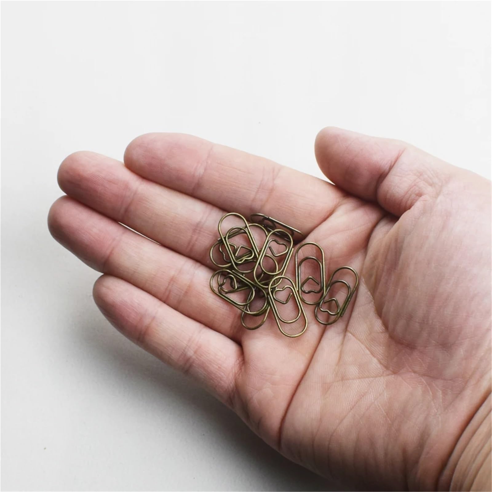 Lot de 400 mini trombones en métal pour bureau et fournitures scolaires pour bureau, école, maison (argenté)