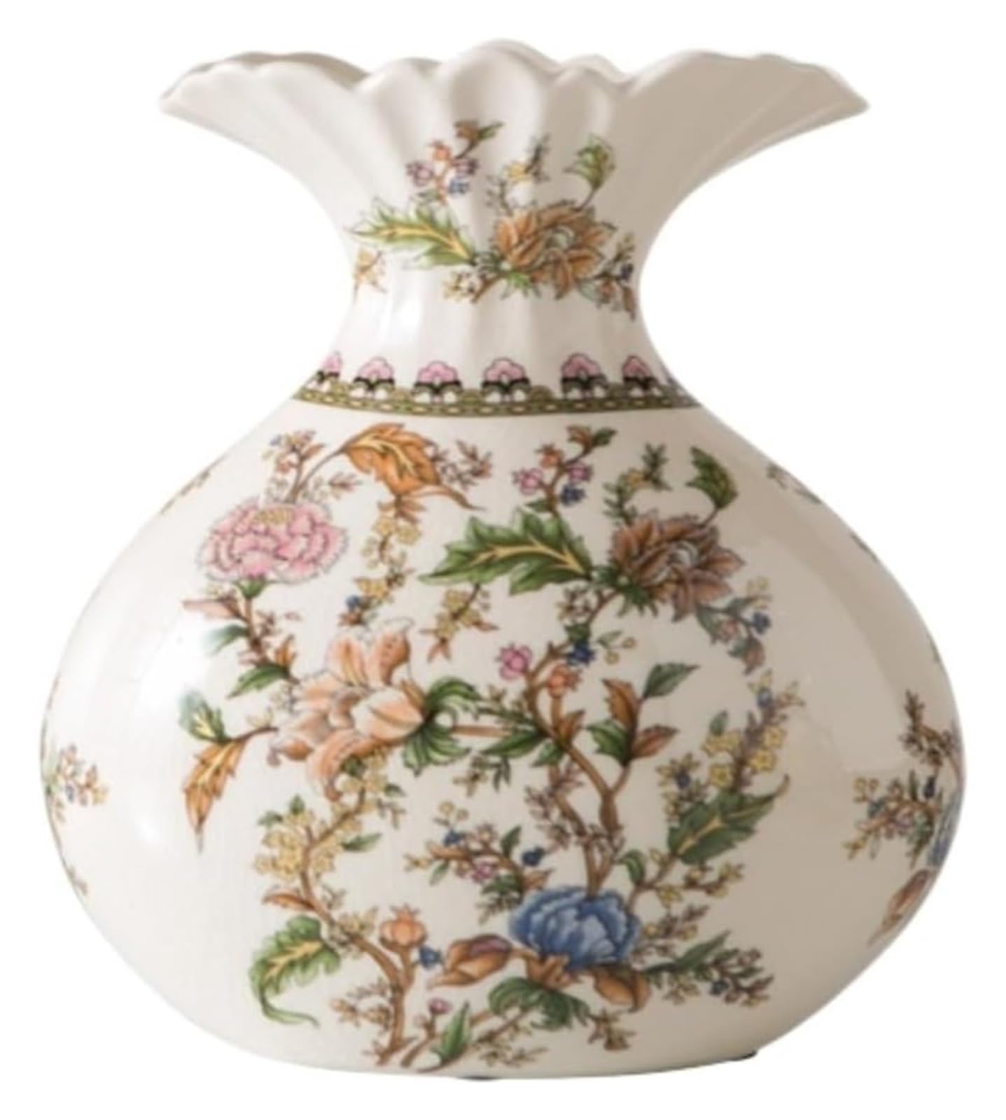 Bzgpmfud F Vase Desktop Lower Glass Creative Ceramic Retro Home Living Room Lower Vase(F)-T-A(F)