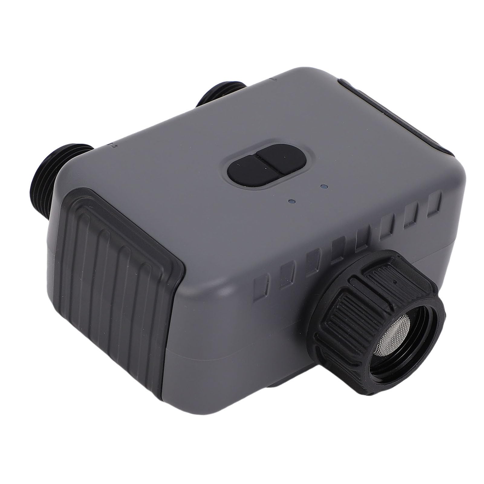 Temporizador de Aspersor Inteligente con Función de Retardo de Lluvia para Riego Automático por Control Remoto en Jardines, Material ABS, 2 Zonas Incluidas