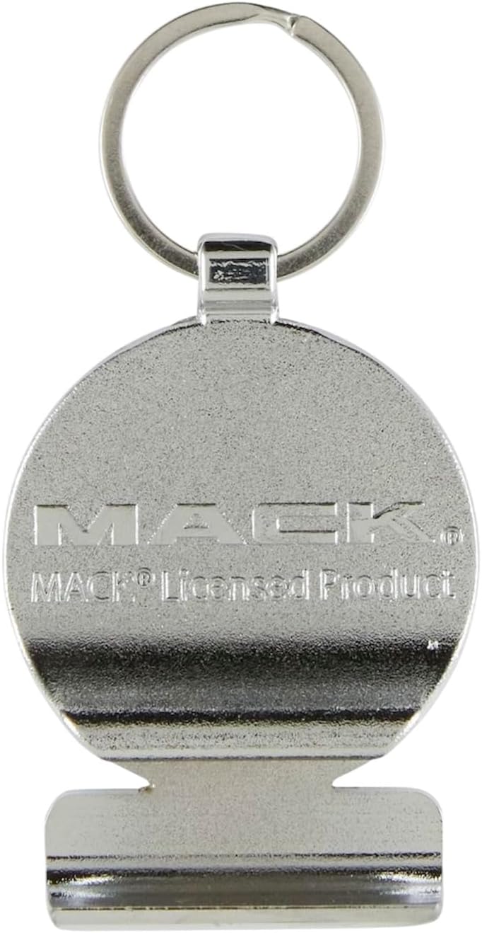 Mack Trucks Built Like a Truck Circle Tag Metal Keychain