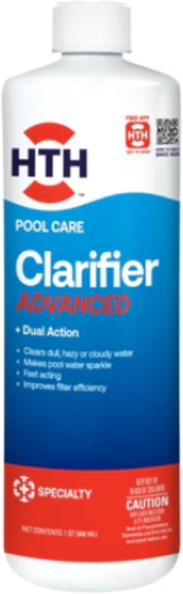 67212, Swimming Pool Care Clarifier Advanced | Crystal Clear Water in 24 Hours; Restores Clarity & Sparkle to Dull; Hazy or Cloudy Pool Water; Improves Filter Efficiency