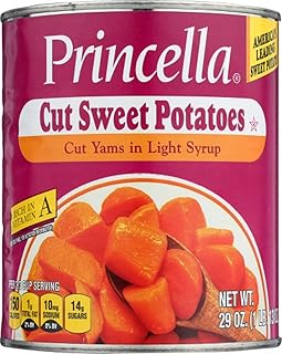 Princella Cut Sweet Potatoes, 29 oz