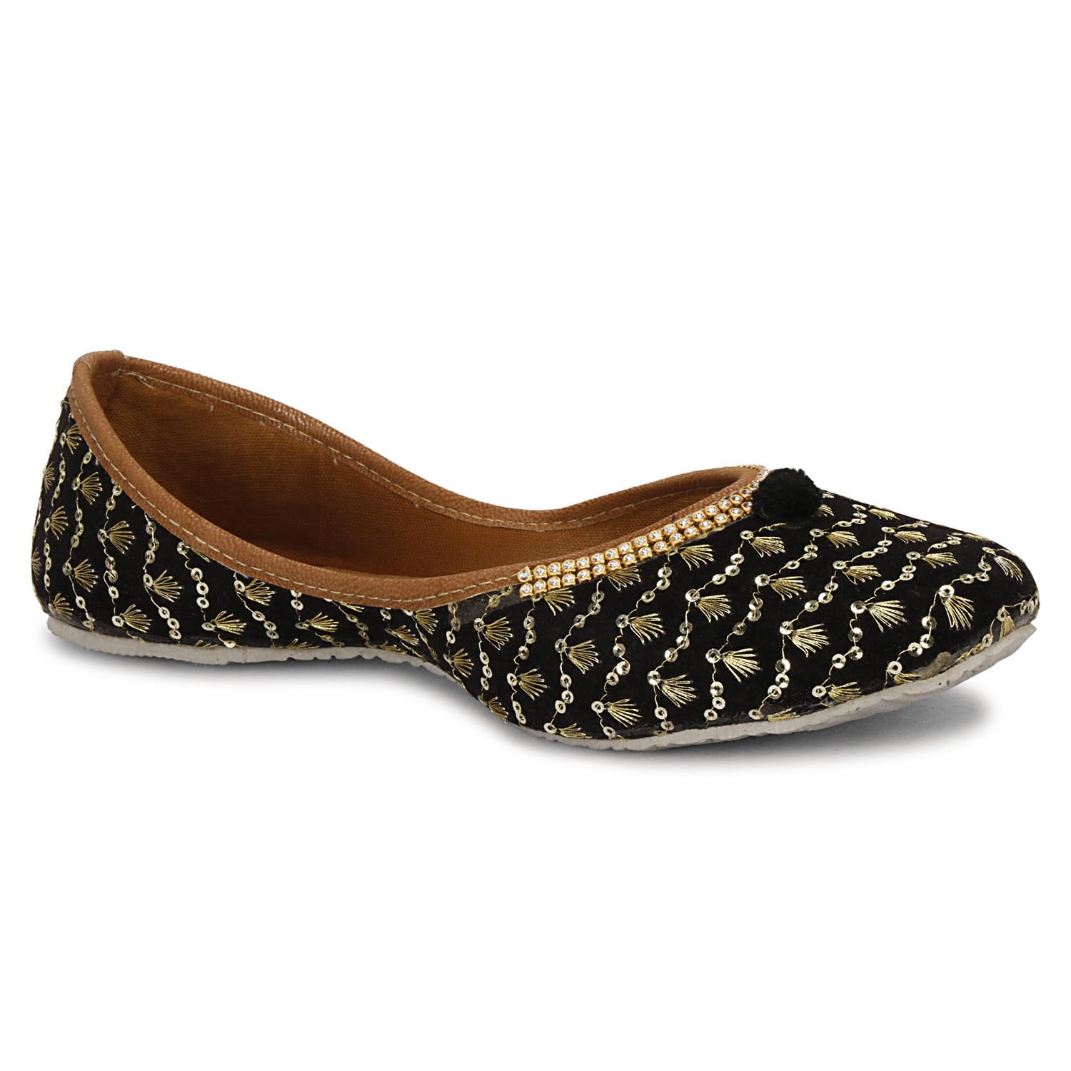 try feet Tryfeet Ethnic & Stylish Embroided Pink Juti/Mojari for Women/Girl's-picture-44