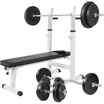 Gorilla Sports Banc De Musculation Simple Avec Set D Halteres De 97 5kg Amazon Fr Sports Et Loisirs