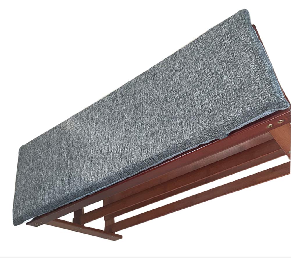 Cuscino per dondolo da portico, con copertura lavabile, 122 cm, cuscino per panca da giardino, divanetto, per interni ed esterni, patio, materasso di ricambio