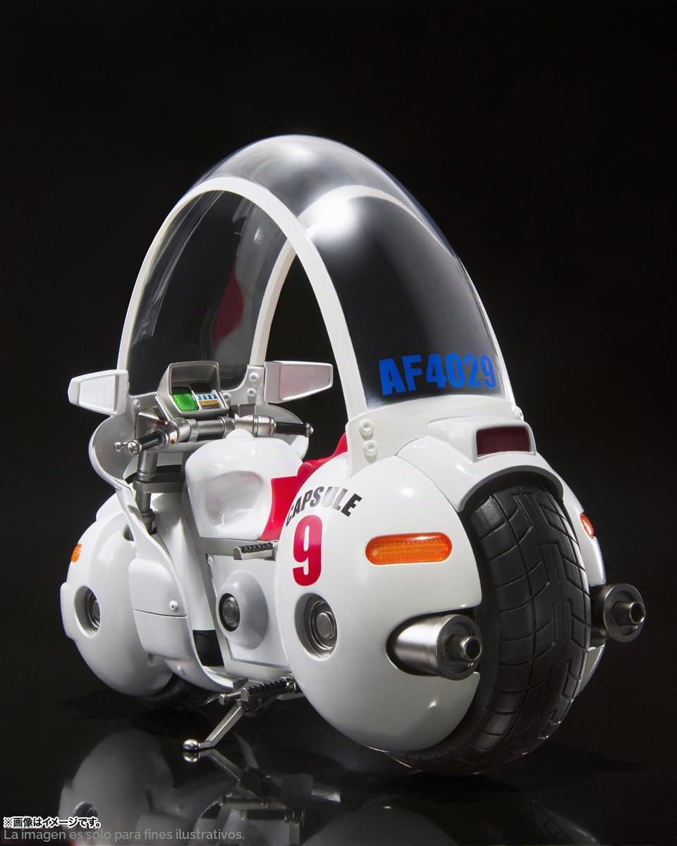 TAMASHII NATIONS - Dragon Ball - Motocicleta Bulma -Cápsula Hoipoi No. 9-, Figura de acción Bandai Spirits S.H.Figuarts