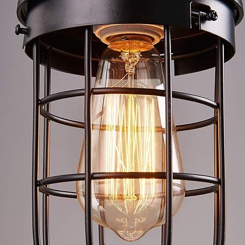 Miniatura 5 de Candelabro, lámpara de techo industrial para colgar granjas o granjas de metal V-Tirada colorida decoración, lámpara de techo para restaurante,