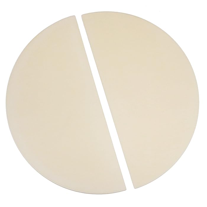 Buy DaYvlen Dia 14 1/5in HalfMoon Ceramic Heat Deflector Plates for