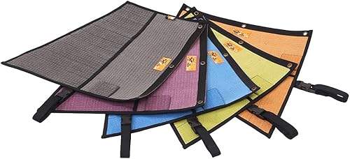 Miniatura 3 de Bolsa de herramientas para llaves y bolsa enrollable hecha a mano, 16 onzas, lona de algodón resistente a desgarros, esencial para usuarios de