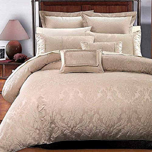 8Pc- Full/Queen Sara Jacquard Comforter Set Including Down-Alterntive Comforter By Hotel Collection #TOP11