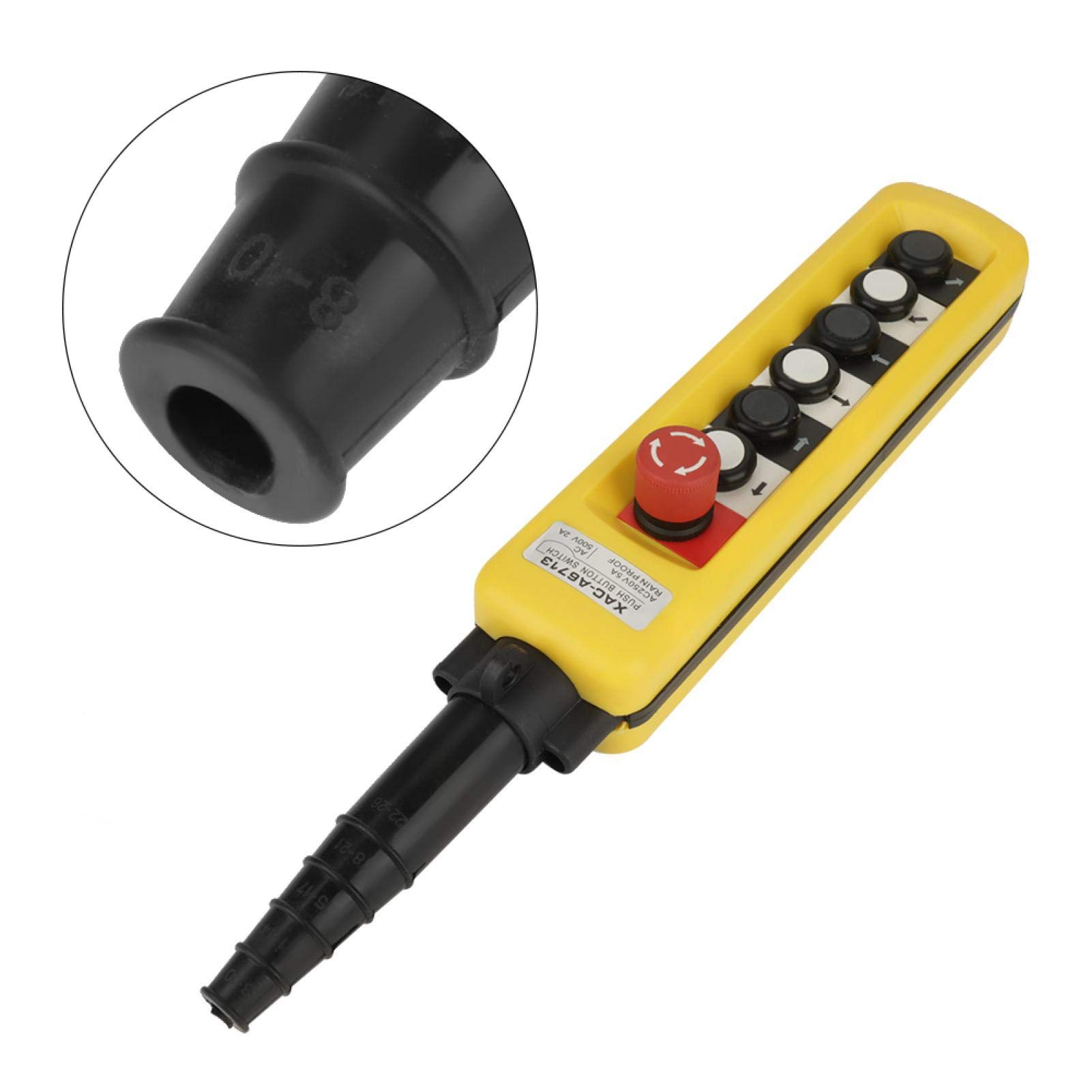 Asixxsix Crane Pendant Control, Push Button Switch, Remote