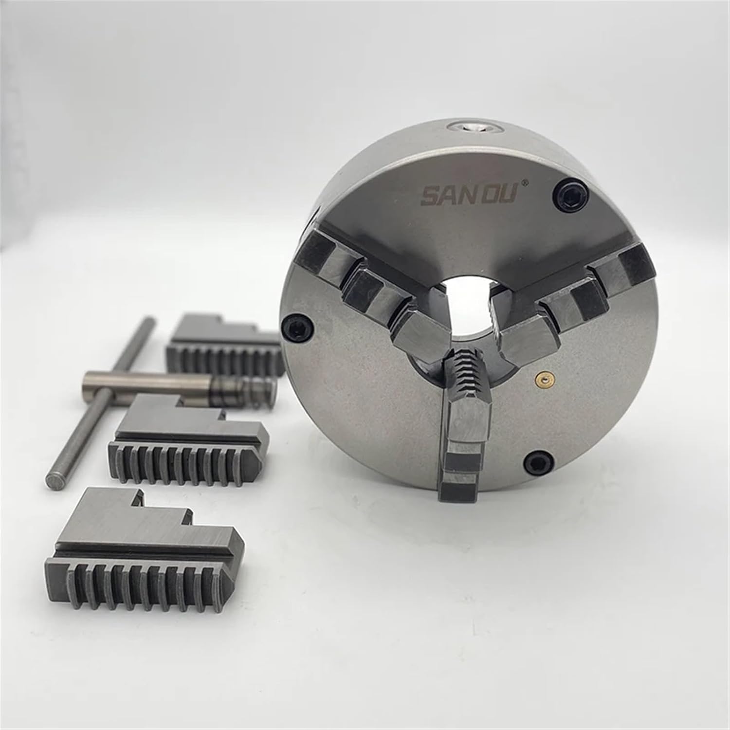 160mm Lathe Chuck 3 Jaw Front Mount 3 Jaw Self-Centering Lathe Chuck K11-160 Metal Lathe Chuck(K11-160 Front Mount)