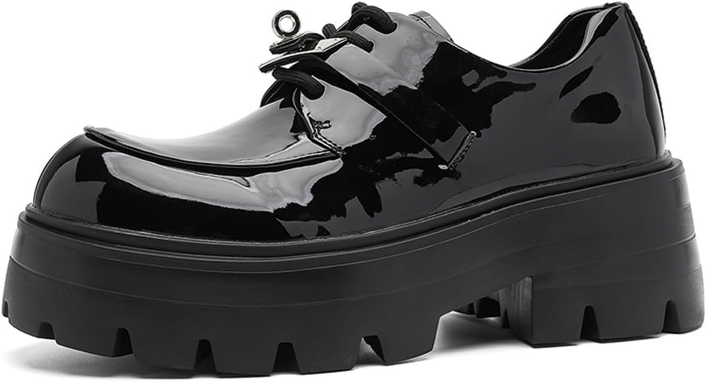 Men's Goth Oxfords - Chunky Platform Design