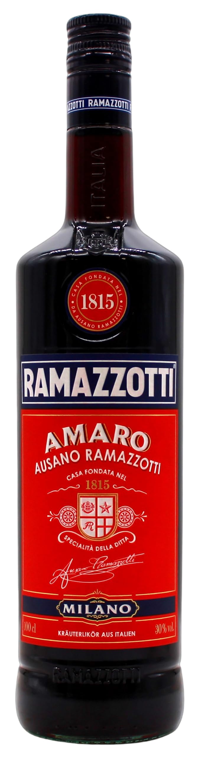Ramazzotti Amaro Milano Kräuterlikör 30% vol., 6er Pack (6 x 1 l)