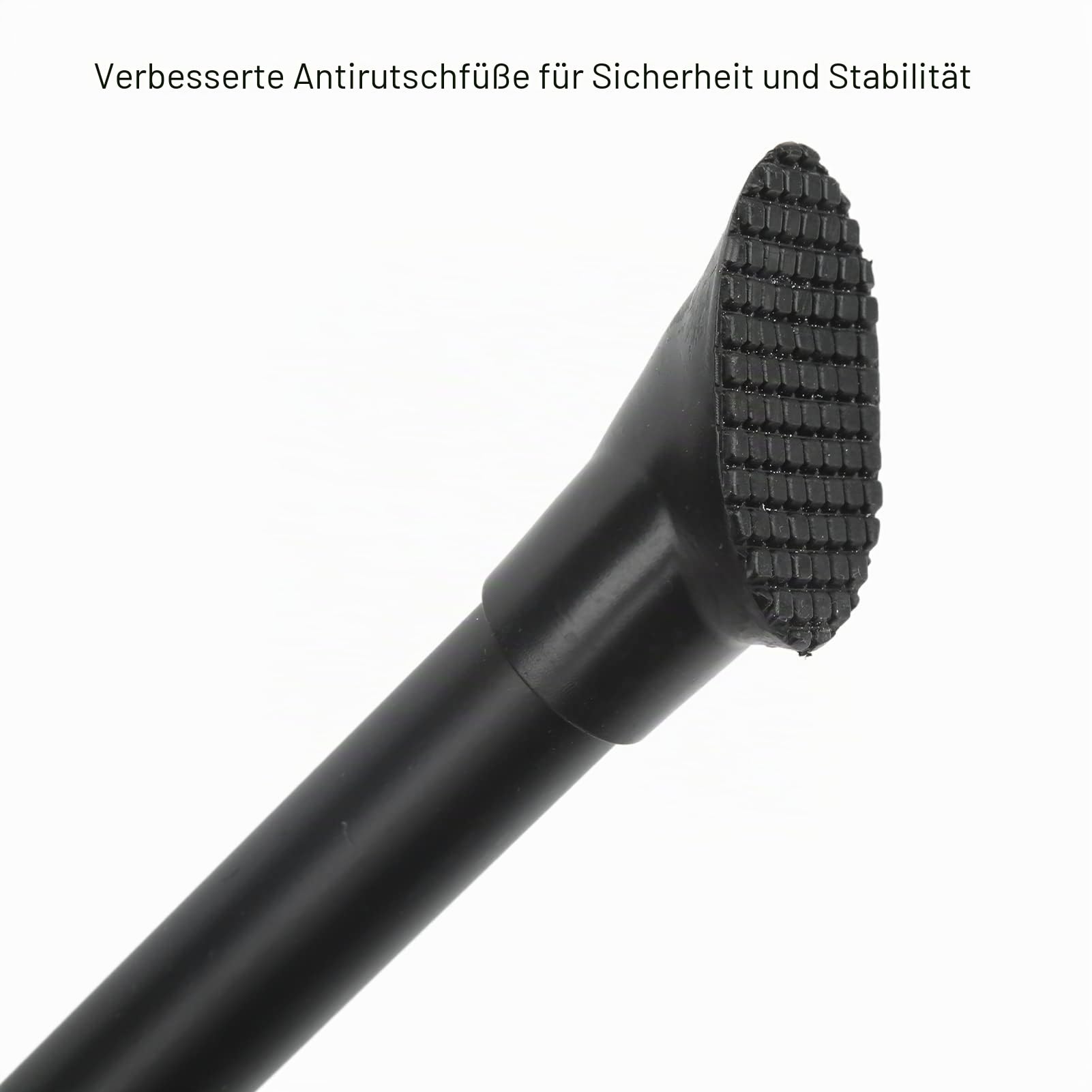 Klappbarer Stativhocker, 200 kg Tragkraft, rutschfest, gute Stabilität, tragbar, faltbarer Stuhl für Outdoor, Angeln, Camping, Picknicks (schwarz)