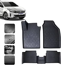 Tapete Bandeja para Carro Fiat Cronos 2018 2019 2020 2021 2022 2023 2024 2025 2026 Bordas Altas Máxima Proteção do Assoalho