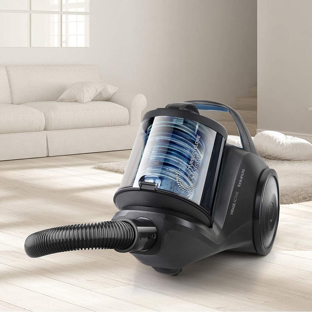Suinga Aspiradora sin Bolsa Cilindrica | 800W | Capacidad 2L | Succión Potente y Eficiente | Diseño Compacto y Fácil de Usar para el Hogar