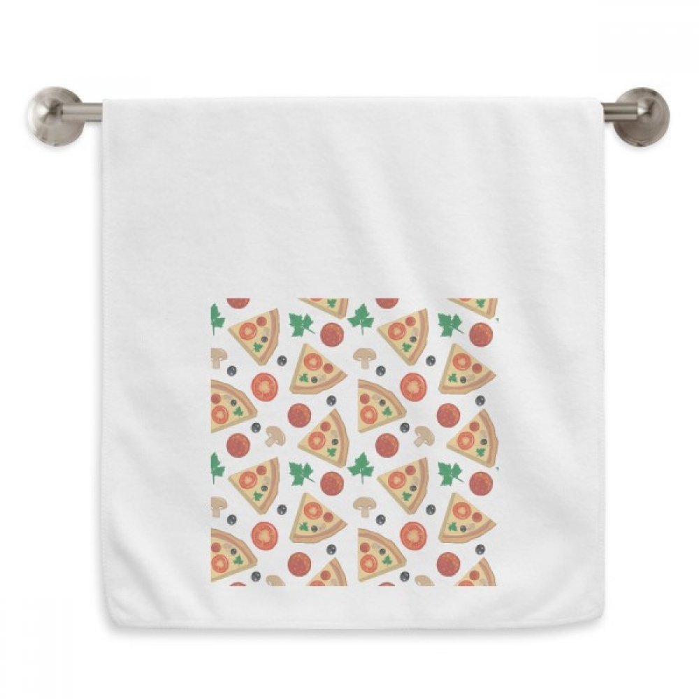 Serviettes moelleuses pizza tomate pour cuisine et salle de bain