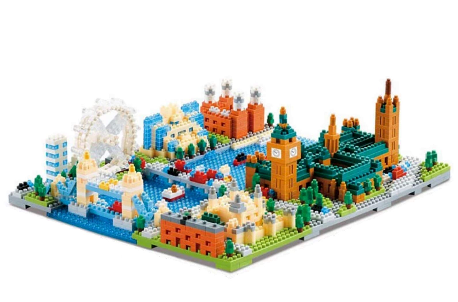 Wise Hawk Architectural Reproduction to build with nanoblocks. London City.