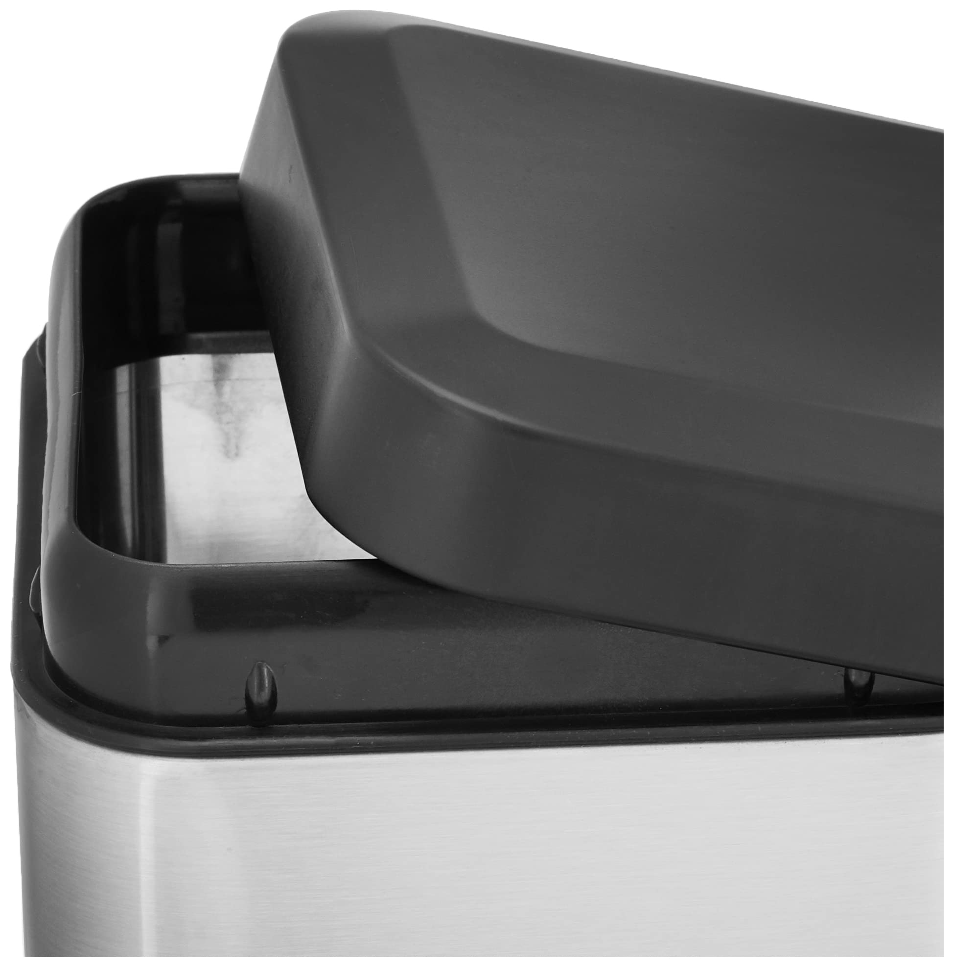 Signoraware Récipient modulaire en acier (fenêtre carrée) mat, 2300 ml, argenté