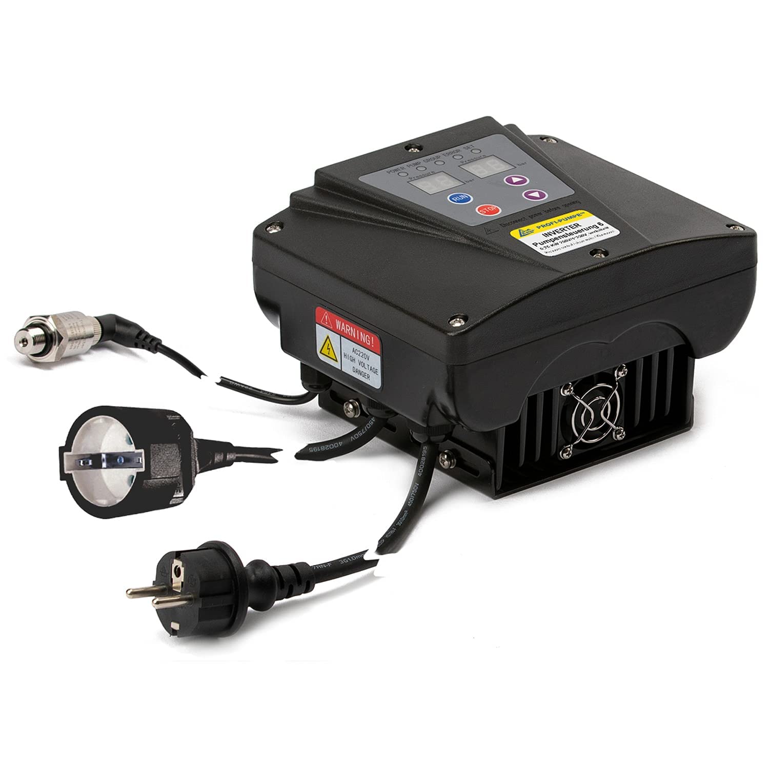 Pompa Trituratrice VEVOR 350W Per Acque Reflue - Portata 6000 L/h, Prevalenza 7 M, 3 Ingressi - Foto 2