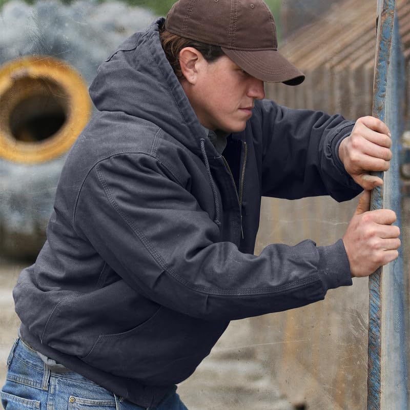 Image of DRI DUCK Cheyenne Men's Cotton Canvas Hooded Work Jacket, 5020