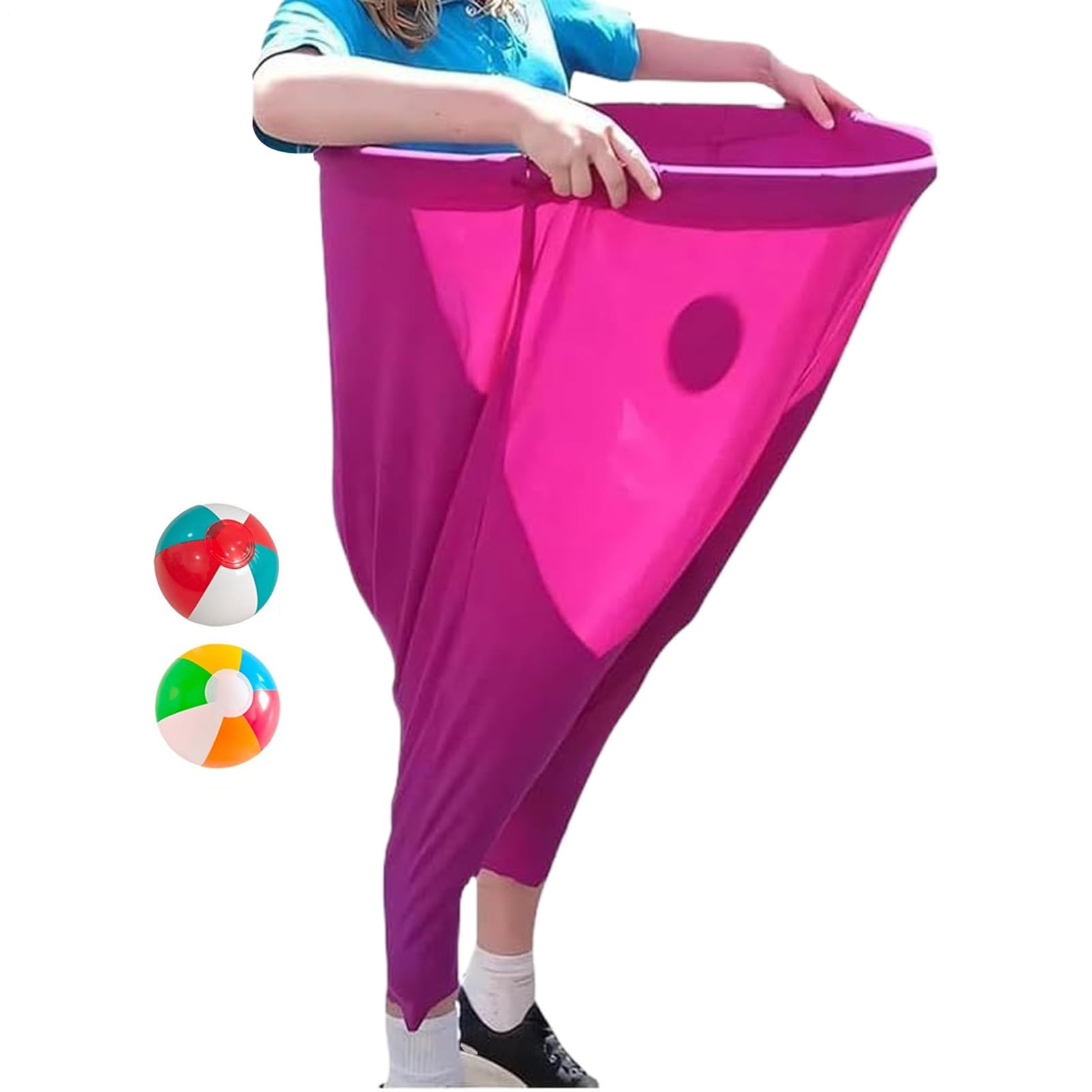 granny pants game, Stretch Pants Set with 2 Bouncy Balls Yard Game Funny for Patio Lawn Field Reunion Playground Park Picnic Carnival Festival Family Gatherings