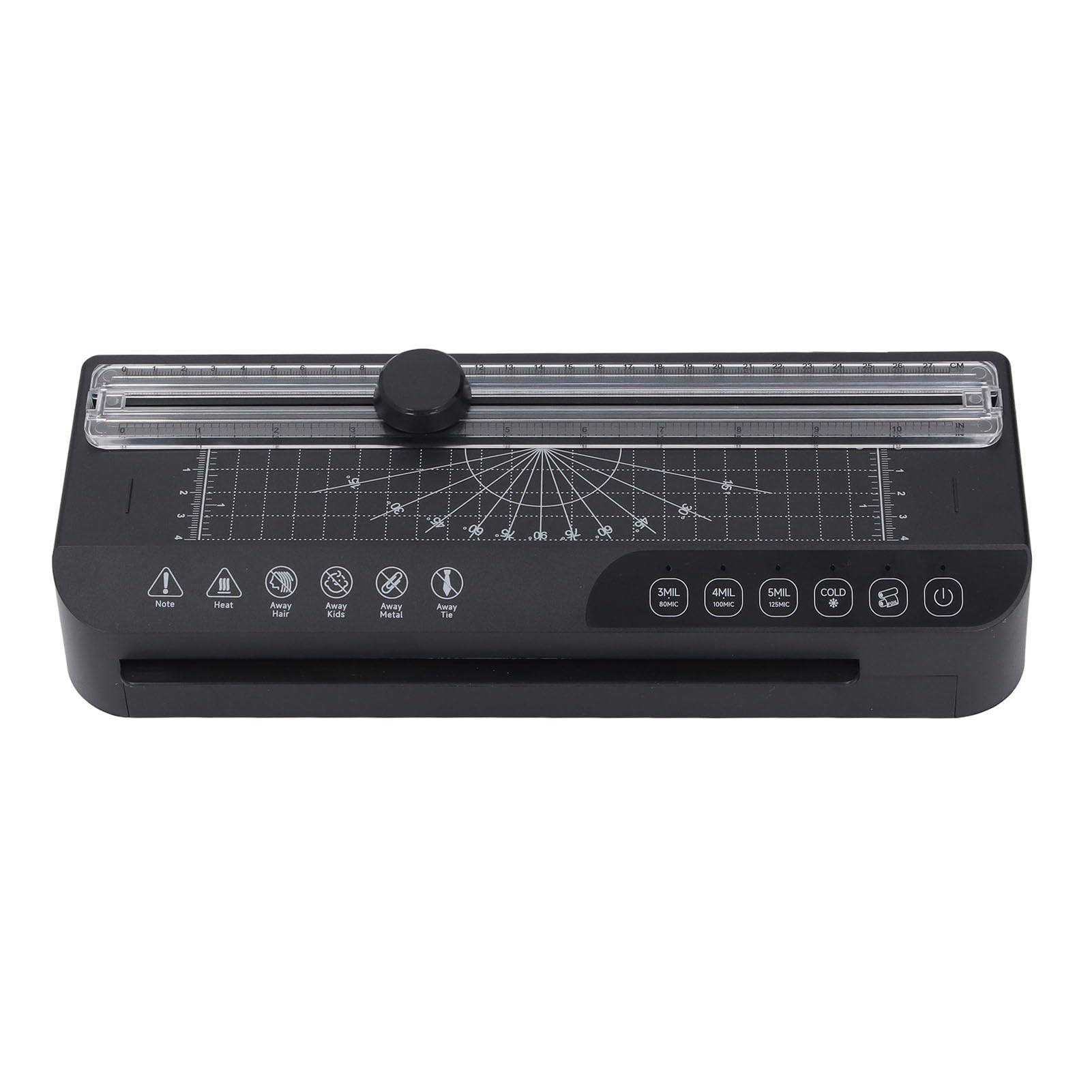 FTVOGUE Laminator A4 ze Zwalnianiem ABS Jednym Dotknięciem, prędkość 320 Mm/min do Użytku Domowego i Biurowego (Wtyczka UE AC220-240V)