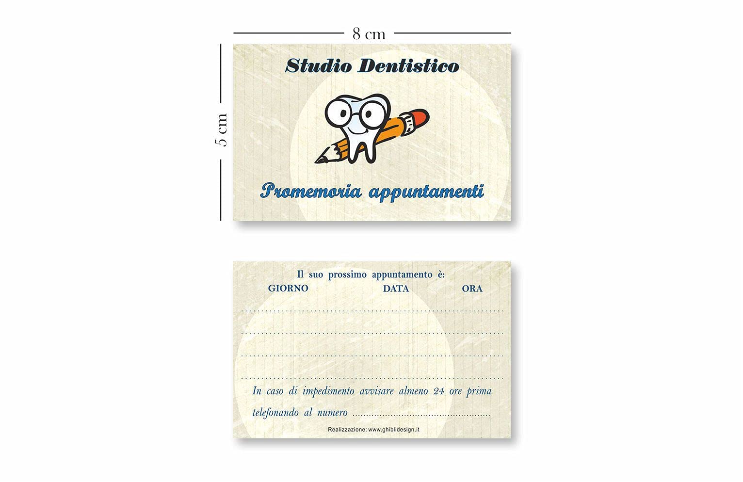 Biglietti Appuntamento ITZAMNA - 100 Pezzi Per Parrucchieri, Dentisti, Medici, Rosa - Foto 5