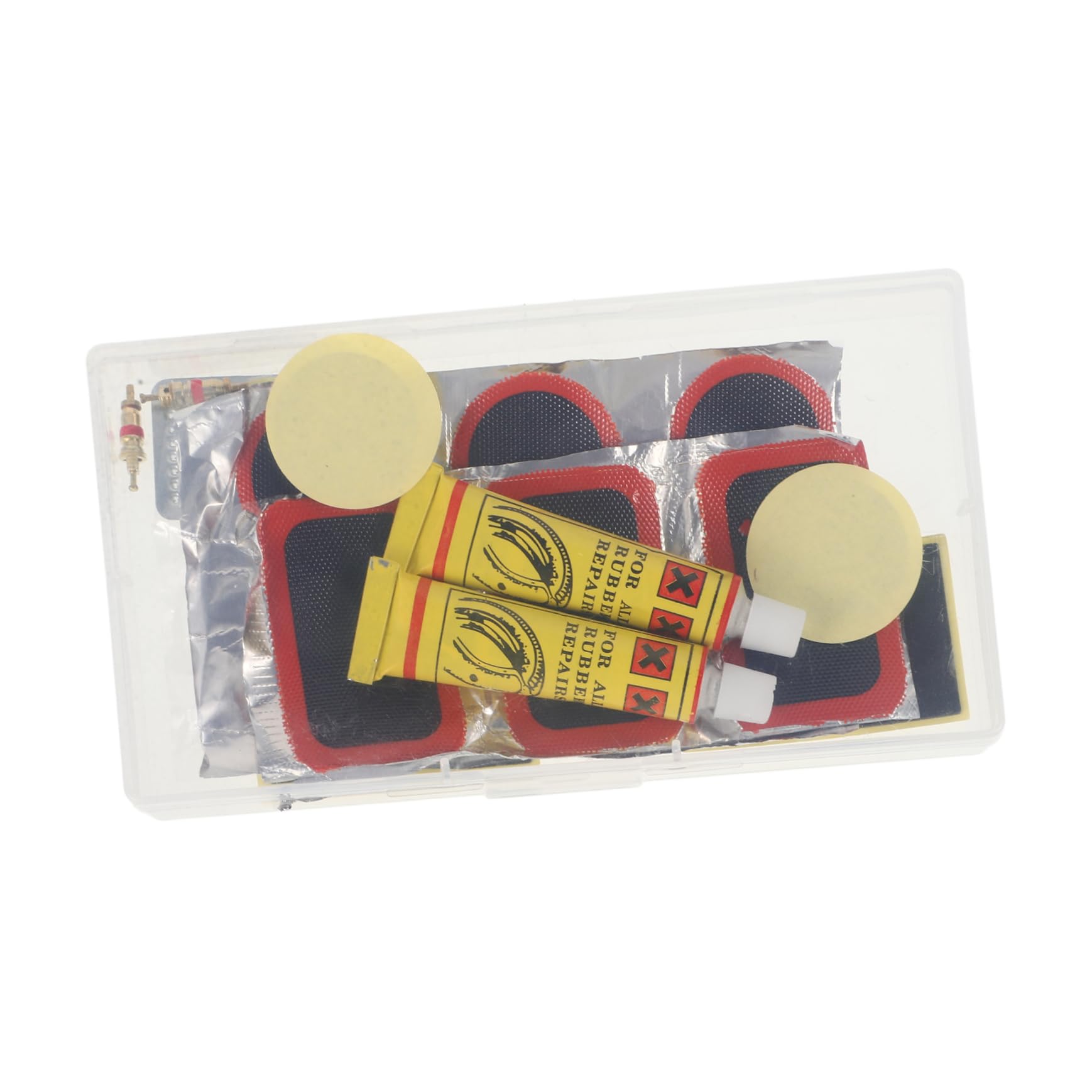 GOOHOCHY Essential Bike Repair Tool Set Includes Patch Kit Tire Repair Tools Patch for Fast Easy Fixing Road