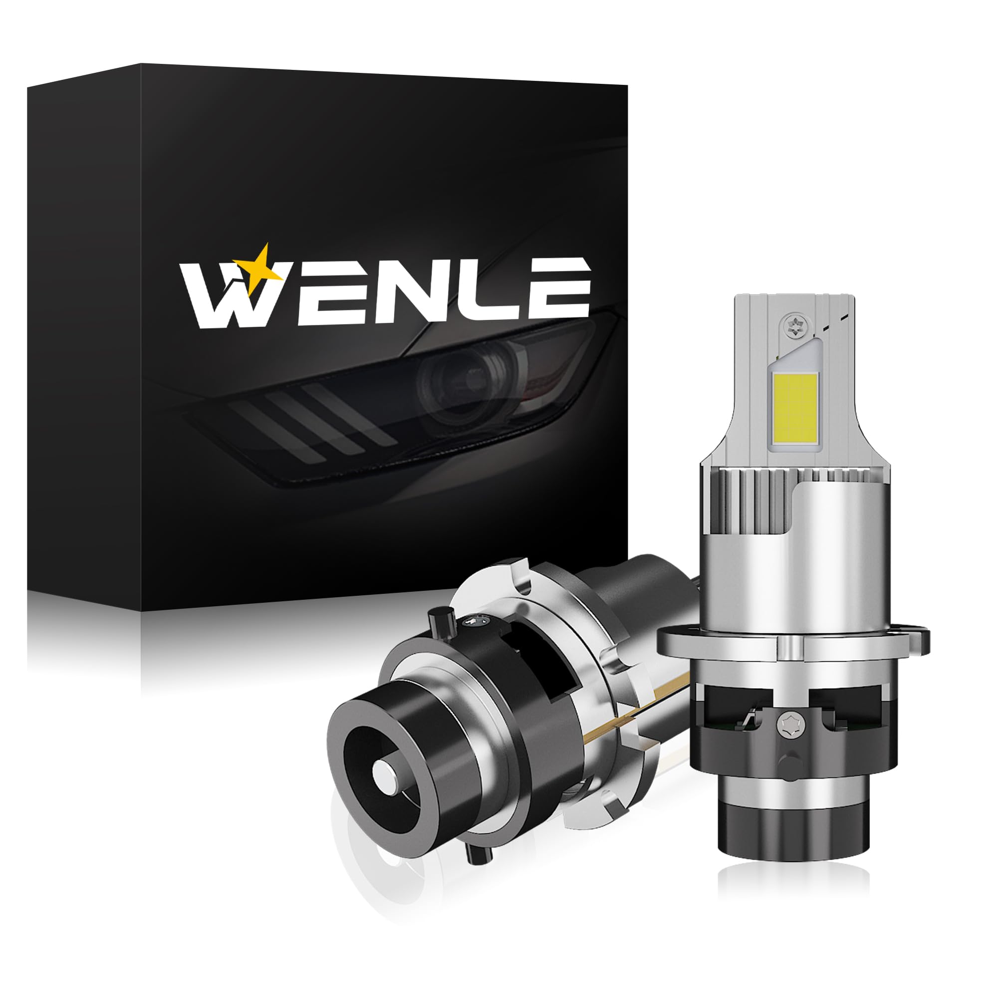 Amazon | 【暗区最小】 WENLE(ウエンレ) 新規 一体化HIDを超えるLED 