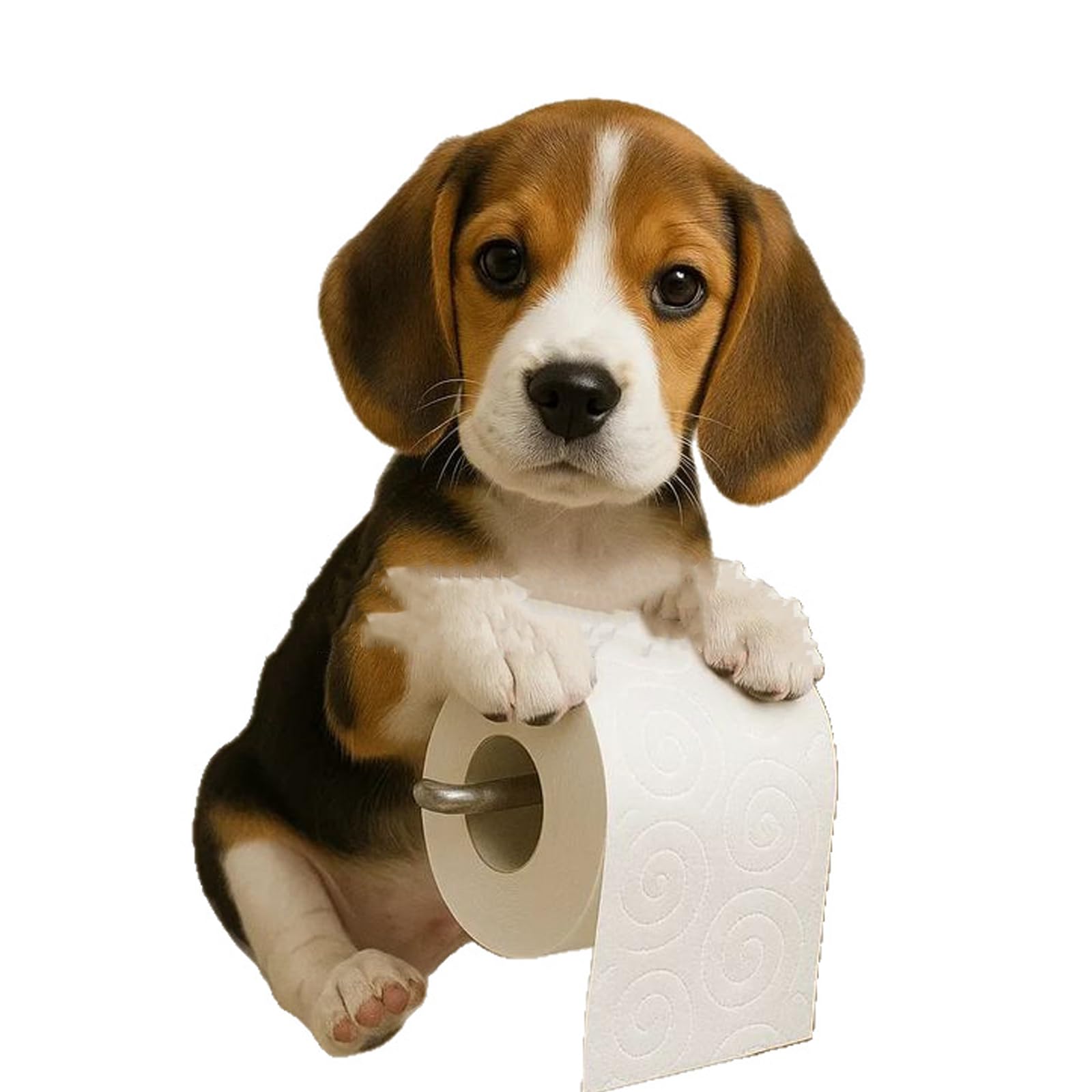 Elegant Dog Design Resin Tissue Dispenser Multipurpose Bathroom Kitchen Decor Durable Daily Use Household Supplies Dog Shaped Tissue Box Organizer