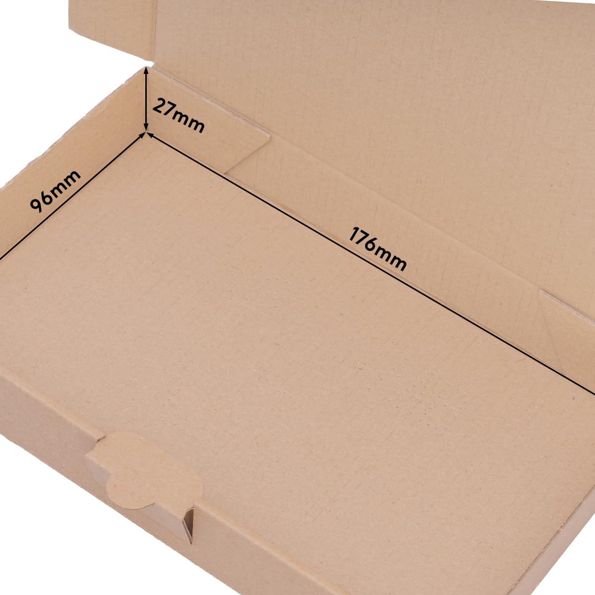 verpacking 200 cartons extra-plats 180 x 100 x 30 mm brun MB-0 [taille et couleur au choix] boîtes d'expédition boîte pliante carton pliant Lettre Max envoi postal conforme DHL simple cannelure