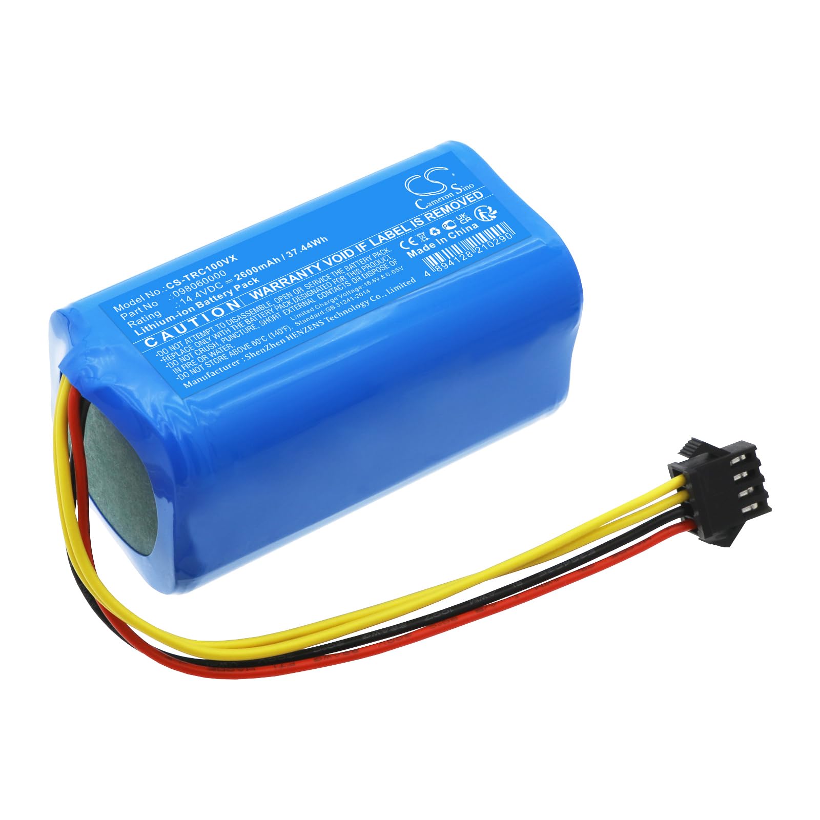 Vhbw Batteria Di Ricambio Per Rowenta Air Force Extreme RH887101/9A0 – 2500mAh, 25,9V, Li-Ion, Sostituisce RSRH5274 - 4