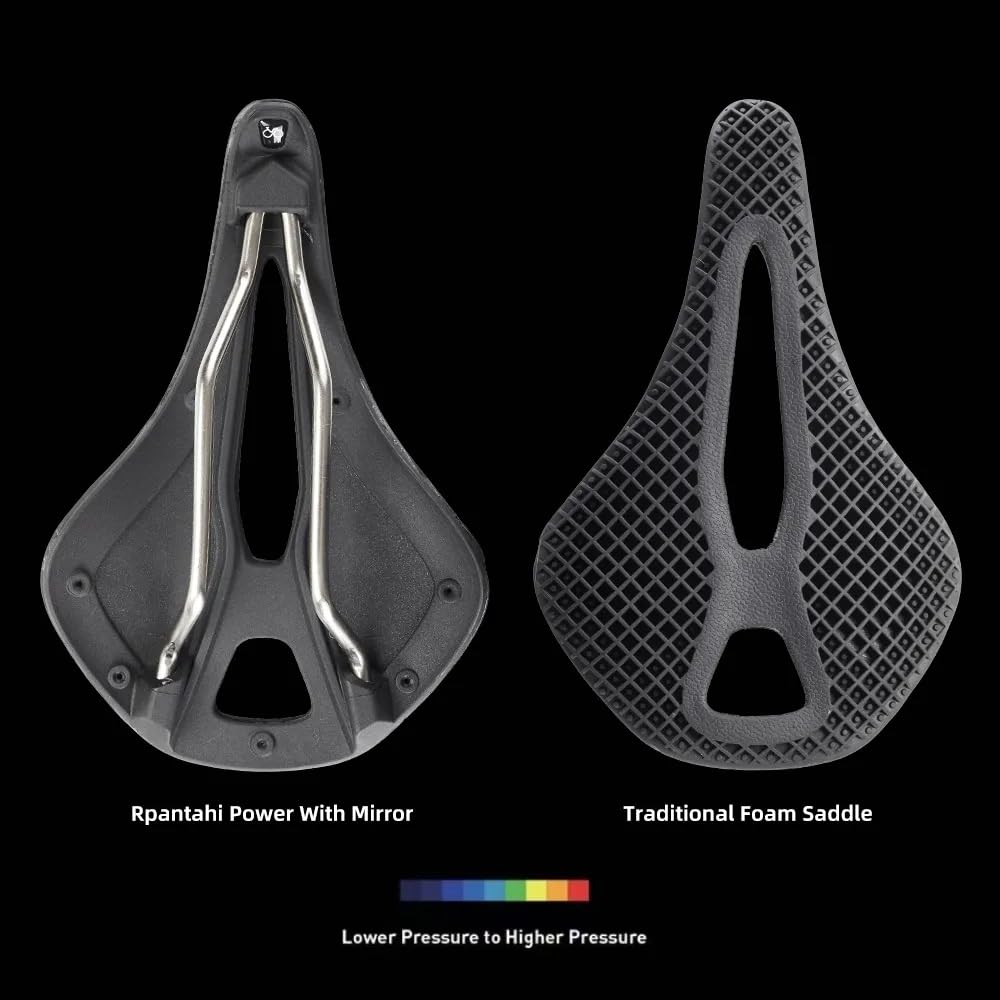 Siodełko rowerowe MTB, szosowe/szlakowe, szerokość 155 mm, poduszka Stealth Black