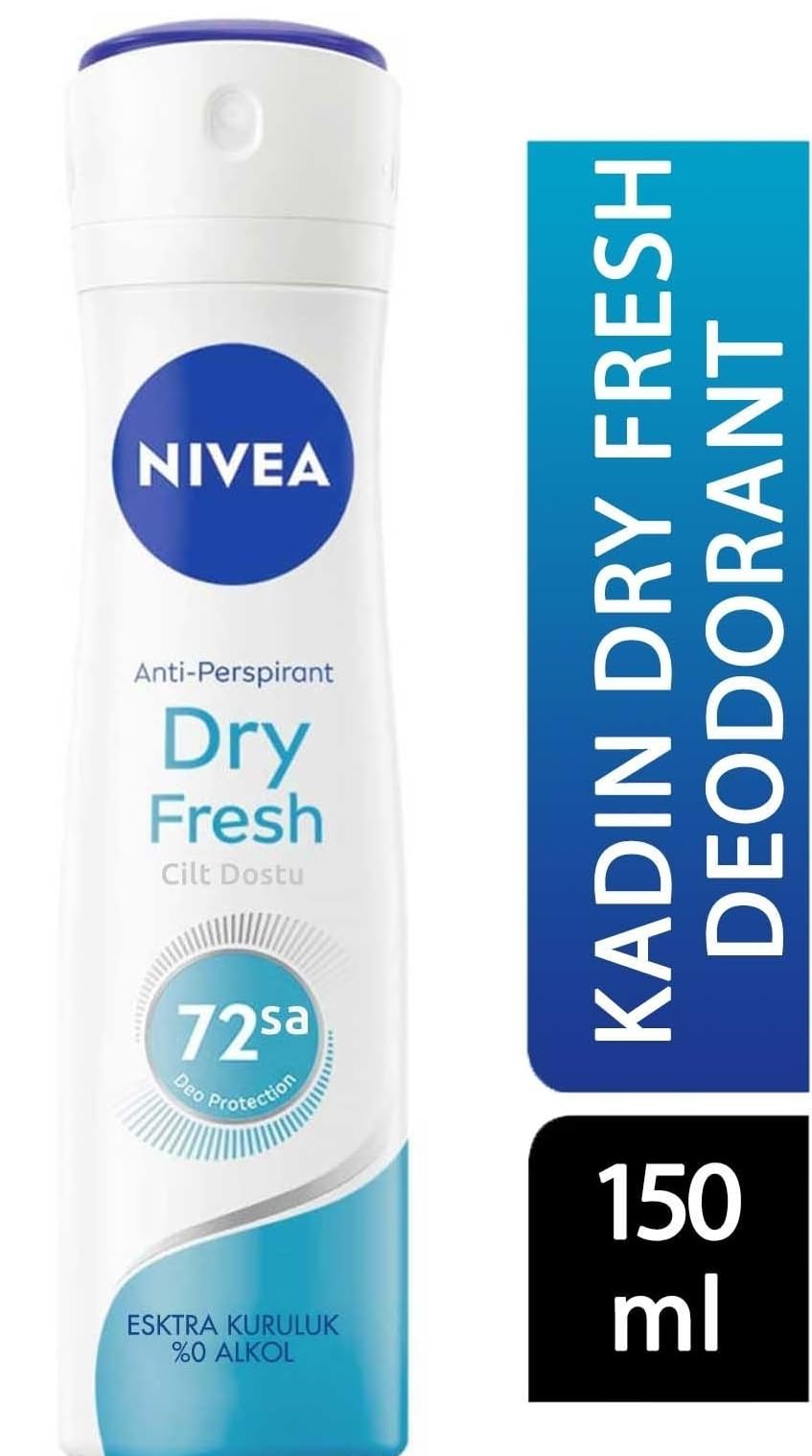 Nivea Dry Fresh Kadın Sprey Deodorant, 150 ml