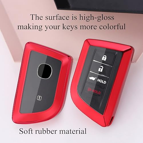 Miniatura 2 de Funda de repuesto para llavero Acura RDX MDX 2022 2023, Rojo -