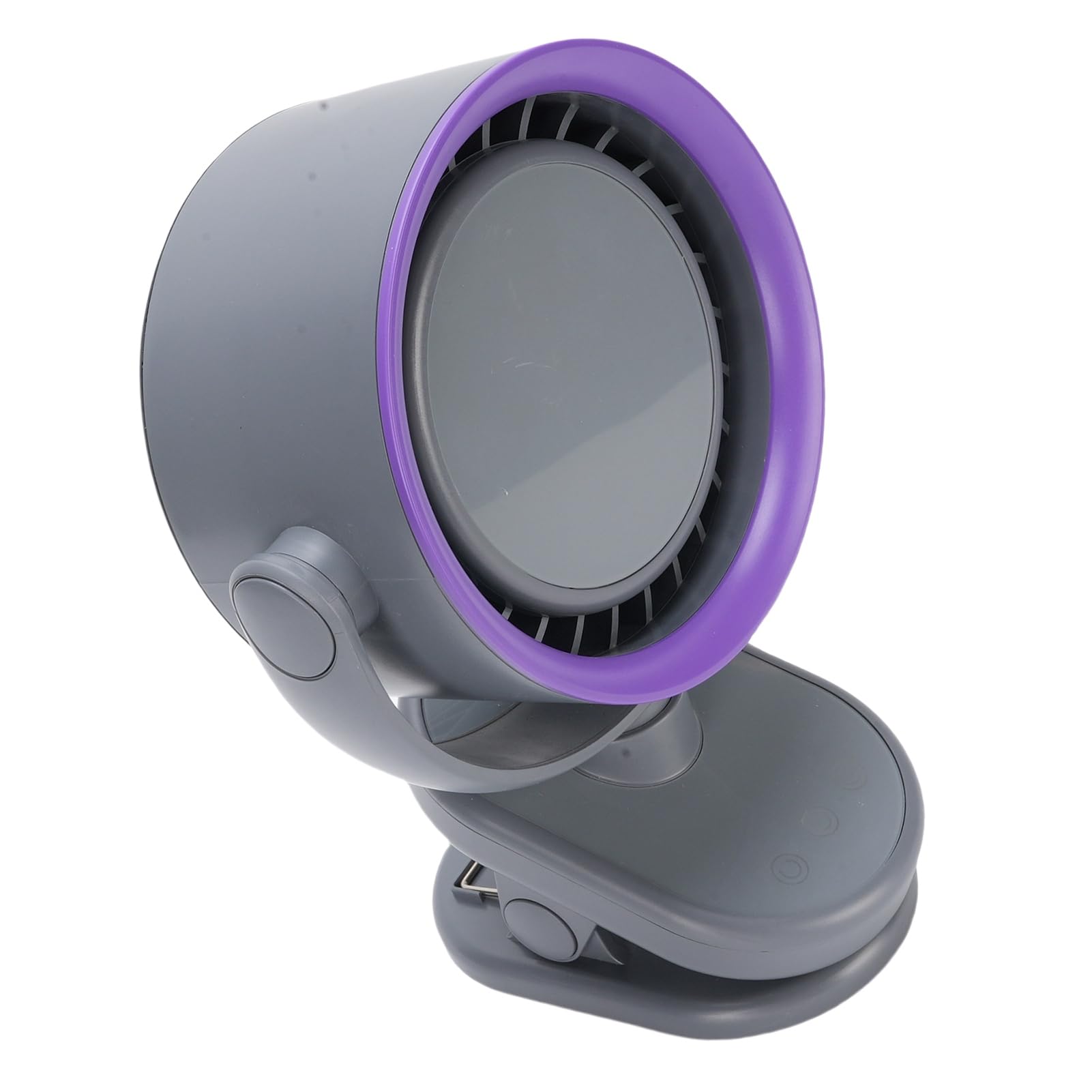 Efficiente Ventilatore da Tavolo Inclinabile 100 velocità Mini USB da Tavolo Montato a Parete Clip su Batteria da 4000 MAh Ventola di Raffreddamento Silenziosa Senza Lama per Sala Studio