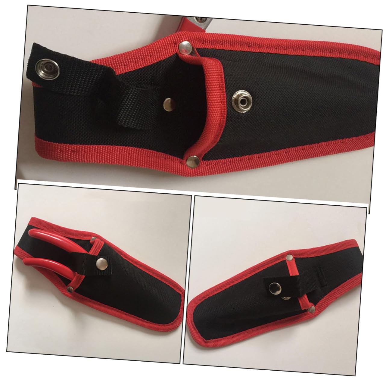 Lurrose 4 Sätze Hardware-werkzeugsatz Schere Zangenhalter Zangenträger Hand Pruner Pruner-fall Segeltuch 2 Stück * 4