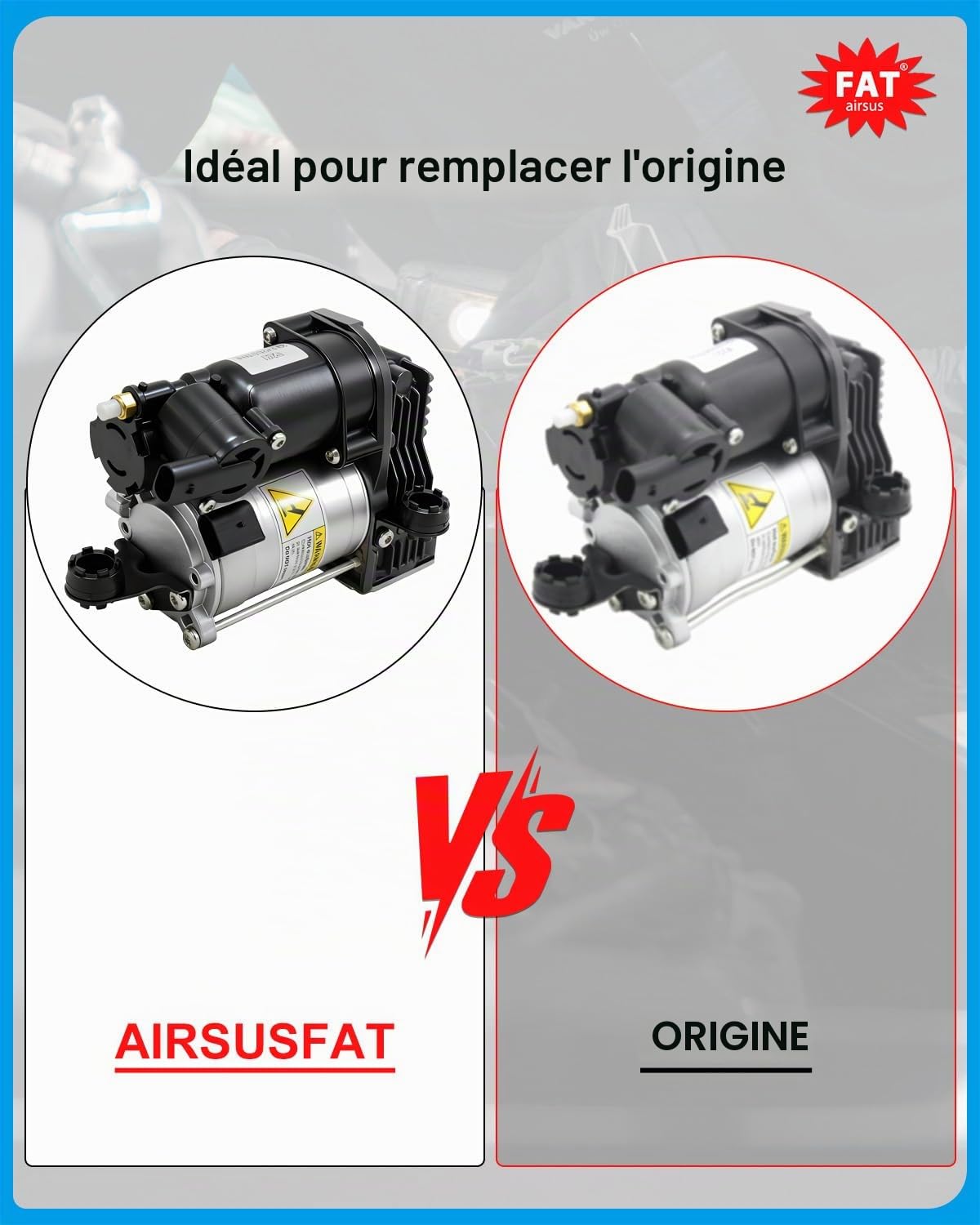 2213201704 W221 Pompe de compresseur de suspension d'air compatible avec Mercedes Classe S SL550 2213200904 2213201604 0025427619 2005-2013