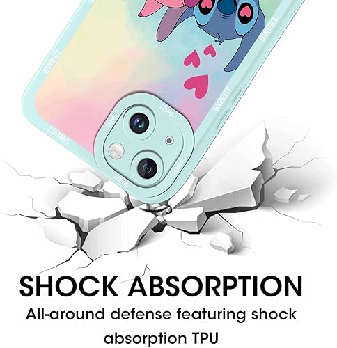 Miniatura 3 de Paquete de 2 fundas de teléfono de dibujos animados para iPhone 13 mini de 5.4 pulgadas, bonitas fundas de personajes de anime femenino, funda